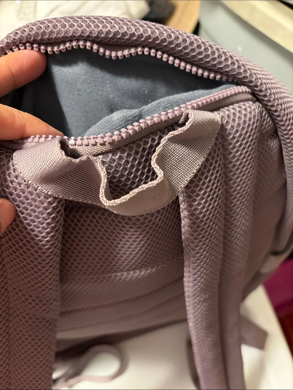 adidas Mauve Mesh Backpack - Picture 10 of 15